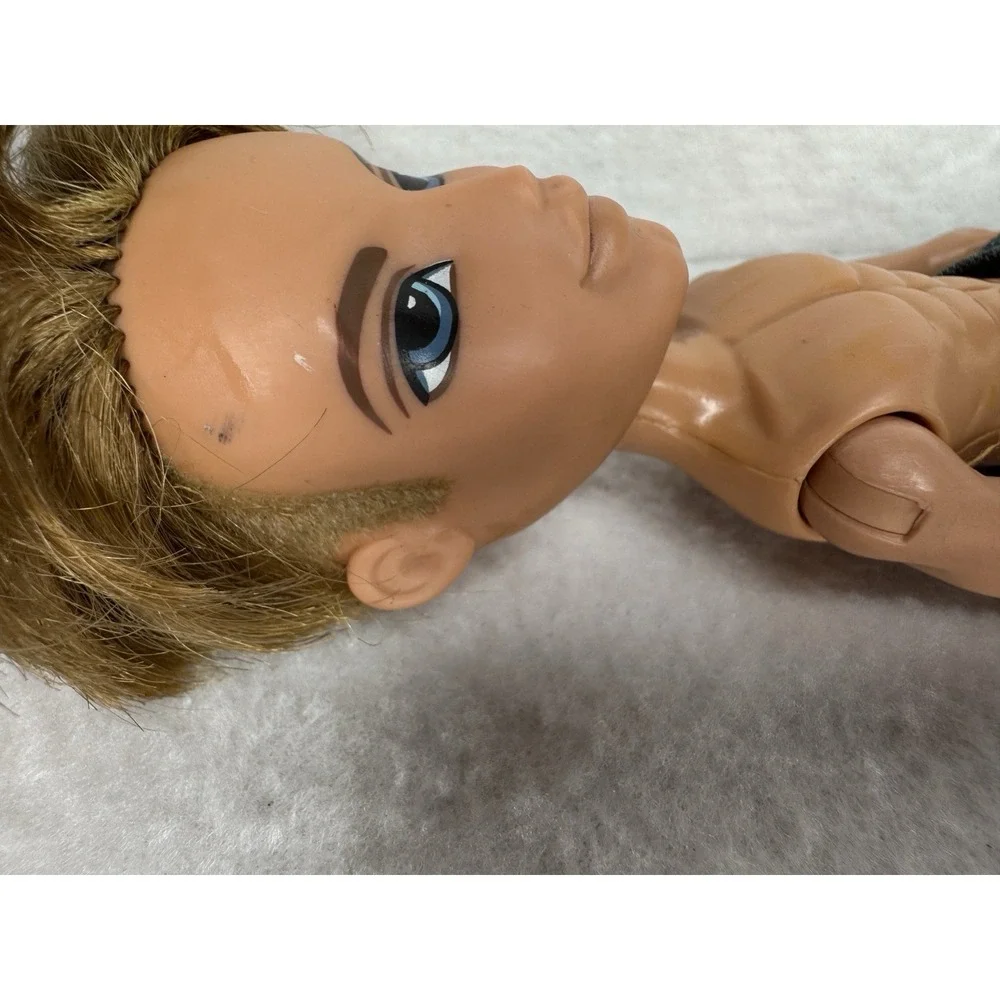 Bratz Boy Doll 2002 MGA Nude‎ w Jeans Blue Eyes Blonde Cameron Y2k